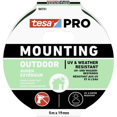 tesa Mounting PRO Outdoor 66751 montážní páska 5 m x 19 mm transparentní