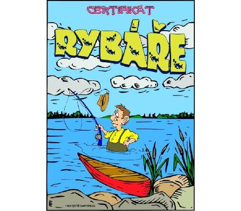 Certifikát rybáře (klobouk na háčku)