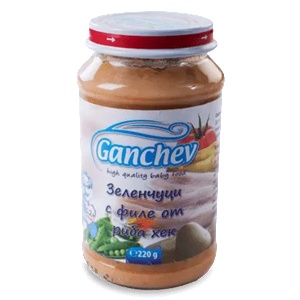 Ганчев пюре Зеленчуци с филе от риба хек