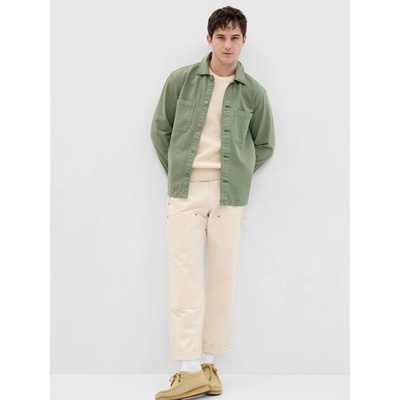 GAP Denim oversized shirt Utility Zelená