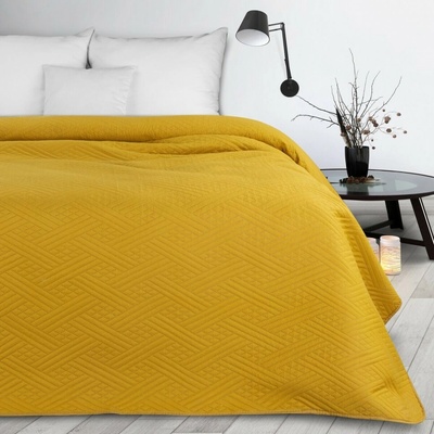 Mondo Italia Přehoz na postel Boni4 okrový Okrová 170x210 cm