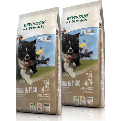 BewiDog jehněčí s rýží 2 x 12,5 kg