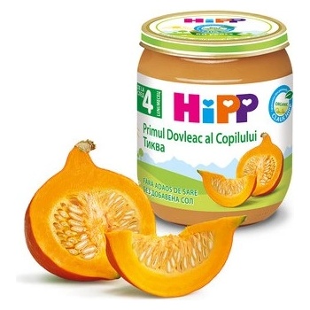 Hipp БИО пюре Тиква 4м+ 125г