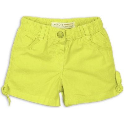 Minoti Kraťasy dívčí bavlněné 2SHORT 1 žlutá