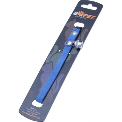 Bafpet Kočičí obojky ze semišové kůže 10 mm x 30 cm