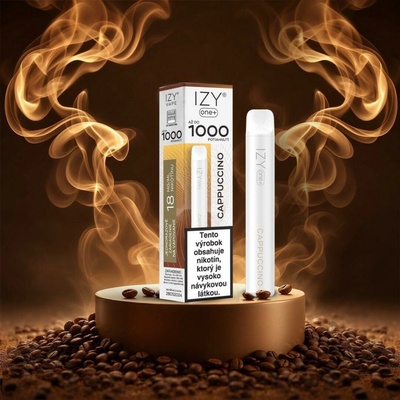 IZY VAPE ONE+ Cappuccino 18 mg 1000 poťahov