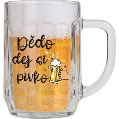 Bohemia Gifts Dárkový půllitr Pro dědečka 500 ml