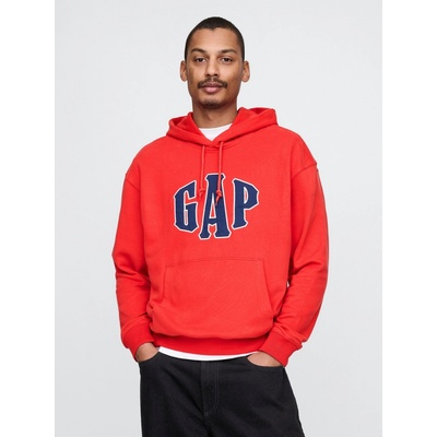 GAP Oversize mikina s logom červená