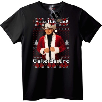 NOONEBRAND Тениска Весела Коледа Gallo de Oro - 6XL, White
