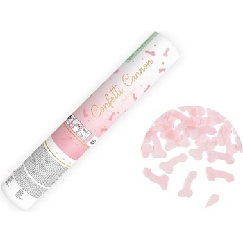 Vystreľovacie konfety PartyDeco Ružové motýle 20cm