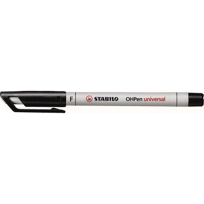 STABILO Безалкохолен маркер, OHP, 0, 7 mm, STABILO "OHPen F", черен 852/46 (852/46)