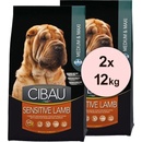 Cibau dog Sensitive Lamb Medium & MAXI 2 x 12 kg