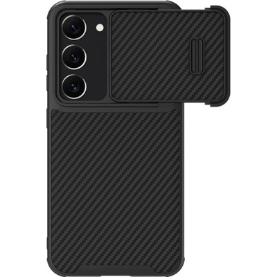 Nillkin Кейс с протектор за камера Nillkin Synthetic Fiber S за Samsung Galaxy S23, черен (6902048258242)