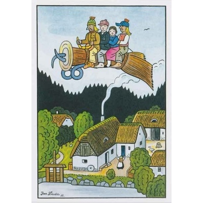Pohlednice J. Lada - Bubáci a hastrmani