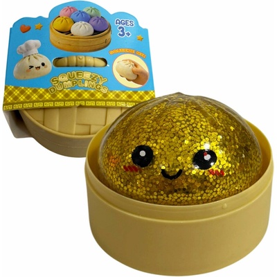 Antistresový mačkací knedlíček Squishy Dumpling perleťový malý 5 5 cm – Hledejceny.cz