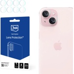 3mk Protection Протектор - Камера за iPhone 15 - 3mk - Защита на лещата (4 броя) - Прозрачен