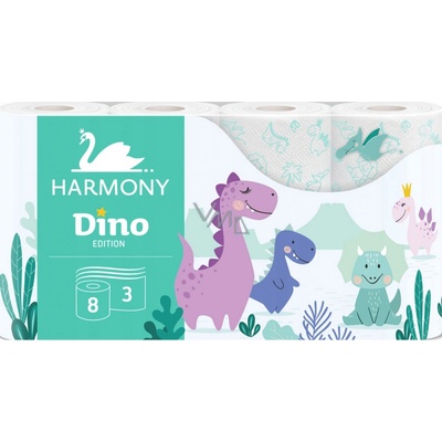 Harmony Kids Dino 3-vrstvý 8 ks