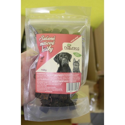 Natureca Mäsové kocky hovädzie 100%mäso 150 g