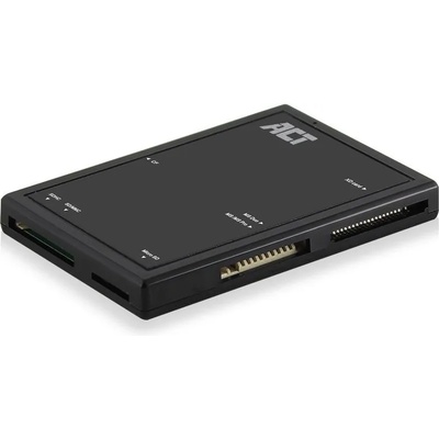 ACT Външен четец за карти USB 3.2 Gen1 (USB 3.0), черен AC6370 (AC6370)