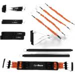 GymBeam Adjustable Set of Bench Press Resistance Bands | 4 Long & 6 Short