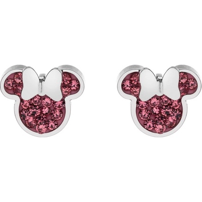 Disney ocelové pecky se zirkony Minnie Mouse E600177RPL-B.CS