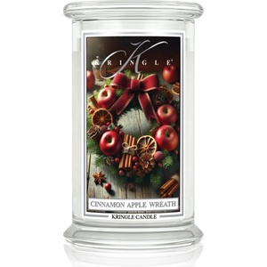 Kringle Candle Cinnamon Apple Wreath ароматна свещ 623 гр