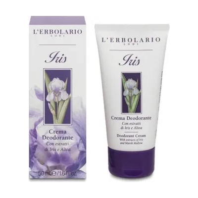 L'Erbolario Iris Crema Deodorante - Крем дезодорант с ирис 50мл