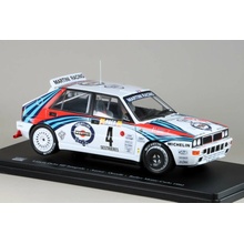 Lancia Delta HF Integrale 4 Rallye Monte Carlo 1992 Auriol Occelli Hachette časopis s modelem 1:24
