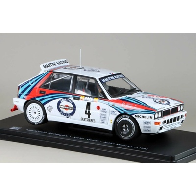 Lancia Delta HF Integrale 4 Rallye Monte Carlo 1992 Auriol Occelli Hachette časopis s modelem 1:24