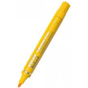 Pentel Маркер Pentel N50, жълт, от 1.5 до 2.5 mm, перманентен (OK26873)
