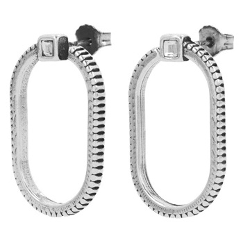 ANEKKE Обеци Anekke Frontal, посребрени (30592-А)