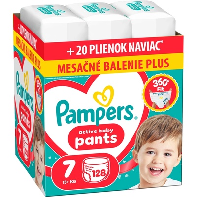 Pampers Pants 7 128 ks