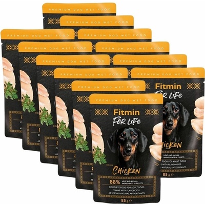 Fitmin For Life kuřecí s bylinkami 12 x 85 g