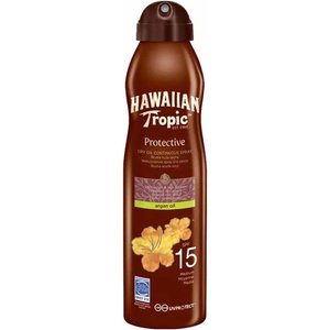 Hawaiian Tropic Protective Dry Oil Spray Brume SPF15 177ml Protector - Brown