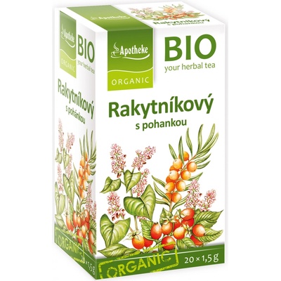 Apotheke Rakytníkový čaj s pohankou BIO 20 x 1,5 g