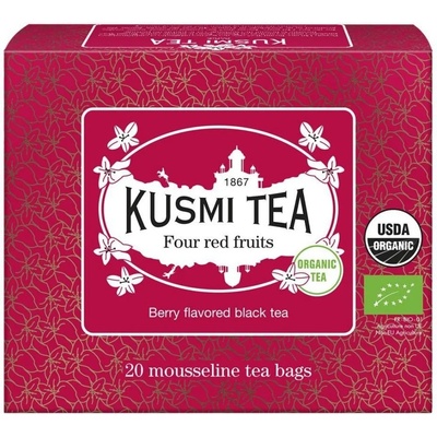 Kusmi Tea Черен чай FOUR RED FRUITS, 20 муселинови пакетчета, Kusmi Tea (KUSMI21715A1120)