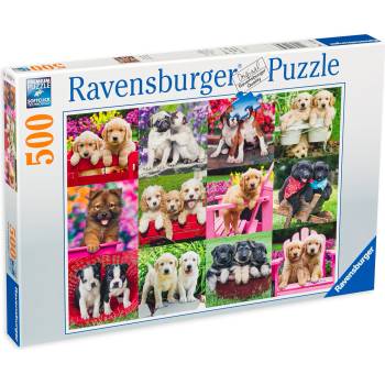 Ravensburger Пъзел Ravensburger от 500 части - Кученца (14659)