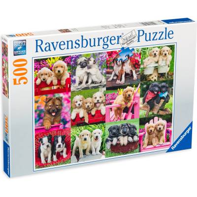 Ravensburger Пъзел Ravensburger от 500 части - Кученца (14659)