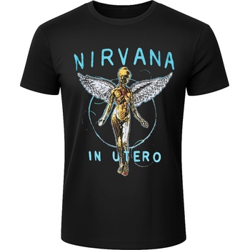 ROCK OFF мъжка тениска Nirvana - In Utero Neon Blue - BL - Carbon - ROCK OFF - NIRVCBN99MB
