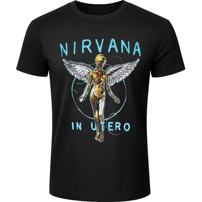 ROCK OFF мъжка тениска Nirvana - In Utero Neon Blue - BL - Carbon - ROCK OFF - NIRVCBN99MB