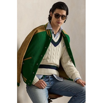 Ralph Lauren Пуловер с кашмир Polo Ralph Lauren мъжки в бежово 710970656 (710970656)