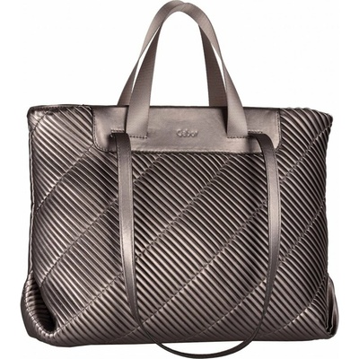 Gabor dámská kabelka Finley zip shopper M metalická hnědá 012042
