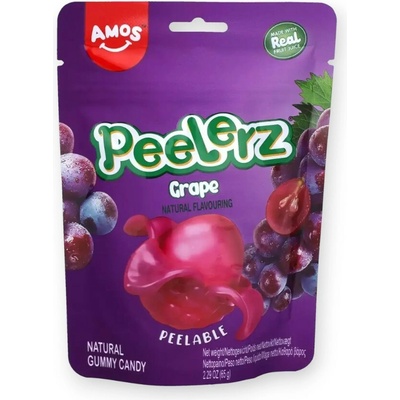 Amos Peelerz želé bonbóny s příchutí hrozna 65 g