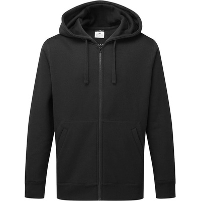 PORTWEST mikina B312 s kapucí na zip POR-B312BKRL Černá