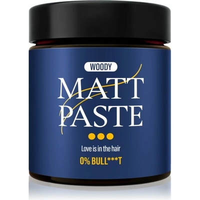 Steves Hair Paste Strong zmatňujúca stylingová pasta Woody 90 g