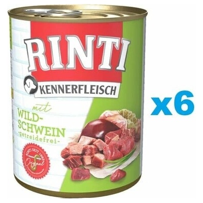Rinti Kennerfleisch Wild boar Kanec 6 x 800 g
