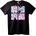 NOONEBRAND Тениска с комикс на Дейзи Дък в 4 панела - M, Black