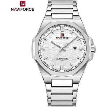 Naviforce Часовници naviforce st-38653 - Сребърен / Бяло kp38653 (st-38653)