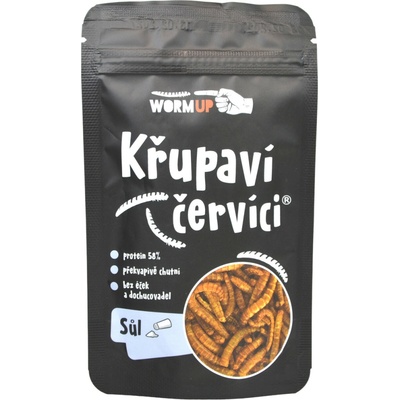 WormUp křupaví červíci sůl 20 g