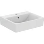 Ideal Standard Connect - Умивалник „Cube, 55x46x18 см, с преливник, отвор за смесител, бял E713901 (E713901)